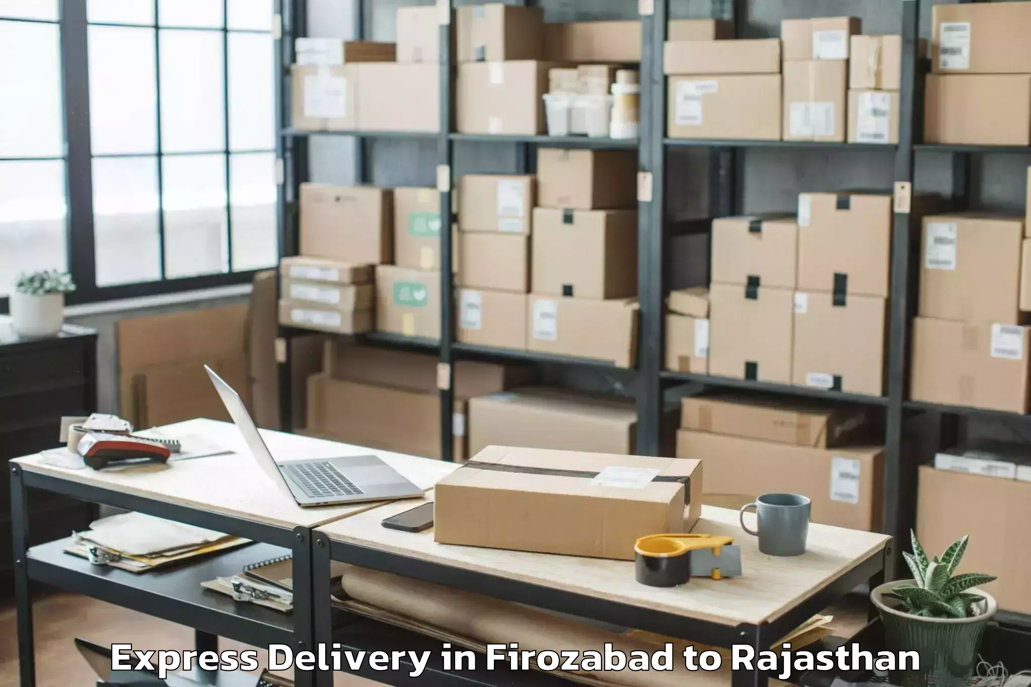 Expert Firozabad to Jaipur Express Delivery